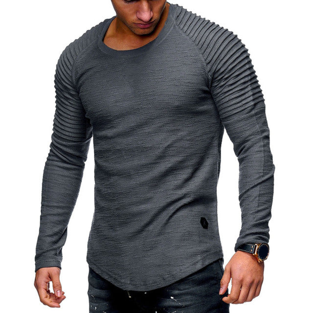 Men Shirt Sweaters Solid Color Half High Collar Casual Slim Long Sleeve Keep Warm Tight Shirt Male for Men Clothes Inner Wear
