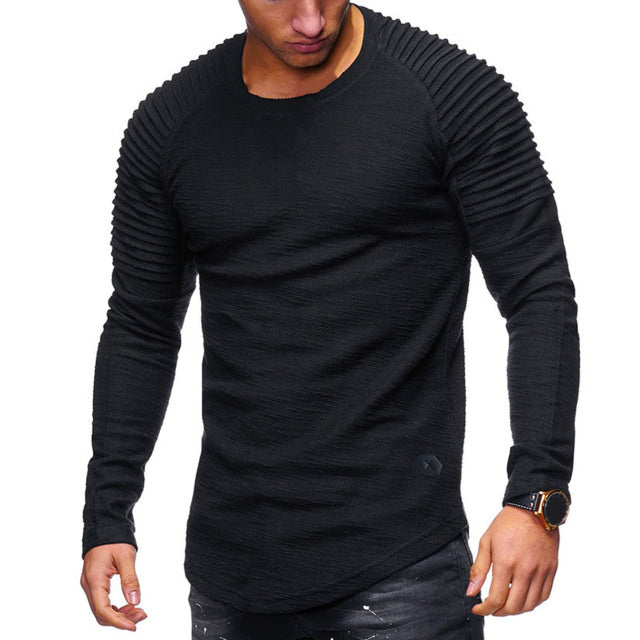 Men Shirt Sweaters Solid Color Half High Collar Casual Slim Long Sleeve Keep Warm Tight Shirt Male for Men Clothes Inner Wear