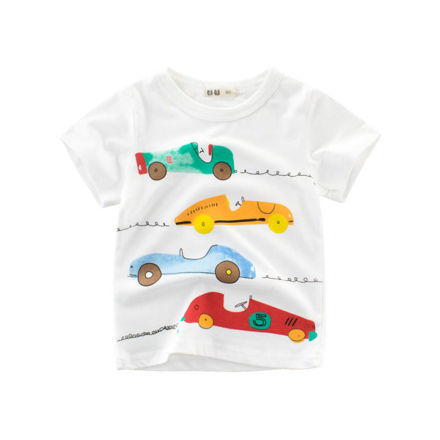Children's T-Shirt Children for Boys  a Boy Girls Kids Kid's Shirts Child Baby Toddler Cotton Cartoon Tee Tops Clothing Short