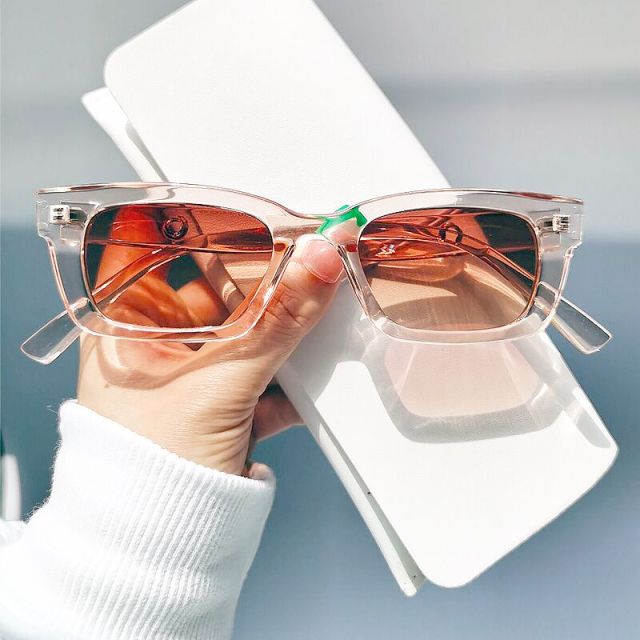 2021 New Women Rectangle Vintage Sunglasses Brand Designer Retro Points Sun Glasses Female Lady Eyeglass Cat Eye Driver Goggles