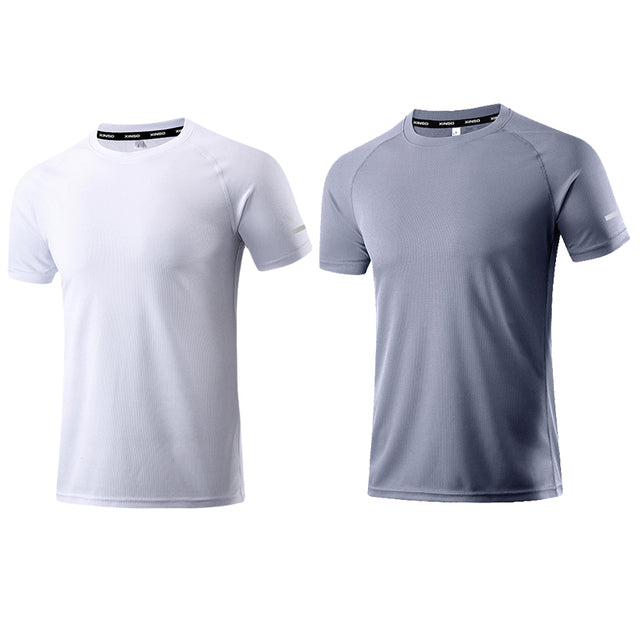 Men Running T-Shirts Quick Dry Compression Sport T-Shirts Athletic Wear Fitness Gym Running Soccer Shirts Men Jersey Sportswear