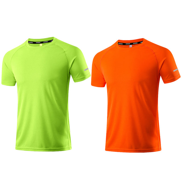 Men Running T-Shirts Quick Dry Compression Sport T-Shirts Athletic Wear Fitness Gym Running Soccer Shirts Men Jersey Sportswear