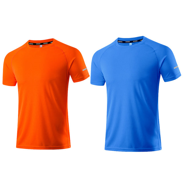 Men Running T-Shirts Quick Dry Compression Sport T-Shirts Athletic Wear Fitness Gym Running Soccer Shirts Men Jersey Sportswear