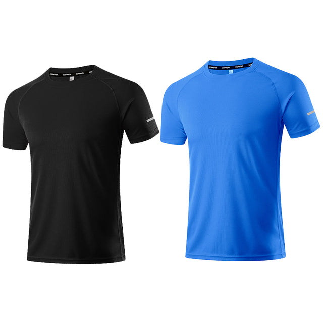 Men Running T-Shirts Quick Dry Compression Sport T-Shirts Athletic Wear Fitness Gym Running Soccer Shirts Men Jersey Sportswear