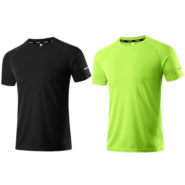 Men Running T-Shirts Quick Dry Compression Sport T-Shirts Athletic Wear Fitness Gym Running Soccer Shirts Men Jersey Sportswear