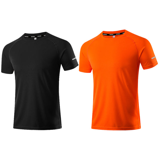 Men Running T-Shirts Quick Dry Compression Sport T-Shirts Athletic Wear Fitness Gym Running Soccer Shirts Men Jersey Sportswear