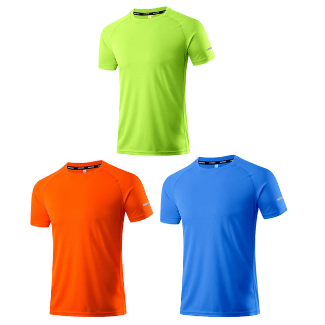 Men Running T-Shirts Quick Dry Compression Sport T-Shirts Athletic Wear Fitness Gym Running Soccer Shirts Men Jersey Sportswear