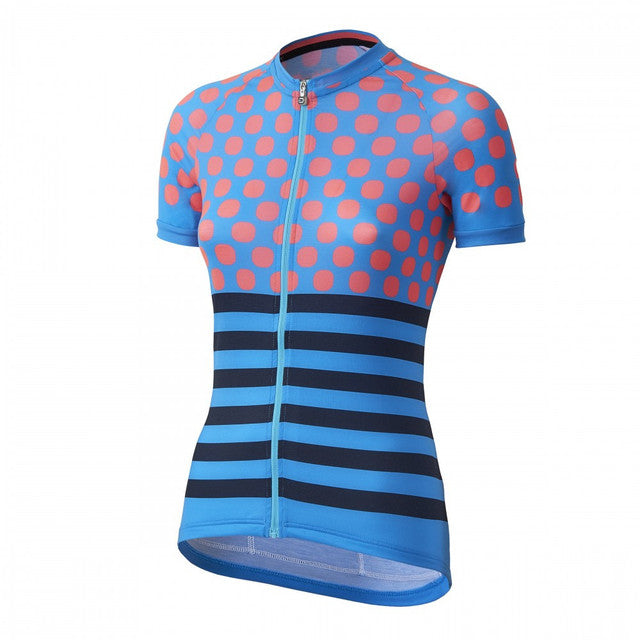 Outdoors Cycling Athletic Wear Breathable Team MTB Racing Sport Bicycle Jersey Ladies Cycling Clothing Short Bike Jersey