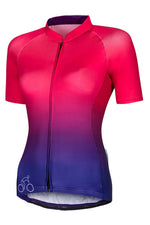 Outdoors Cycling Athletic Wear Breathable Team MTB Racing Sport Bicycle Jersey Ladies Cycling Clothing Short Bike Jersey