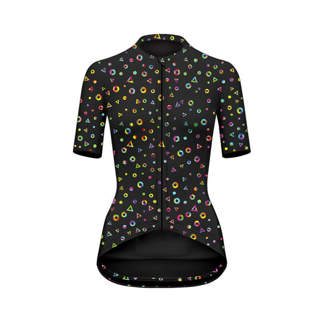 Outdoors Cycling Athletic Wear Breathable Team MTB Racing Sport Bicycle Jersey Ladies Cycling Clothing Short Bike Jersey