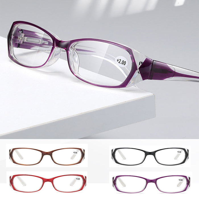 Fashion Retro Anti-blue Reading Reading Glasses Ladies Reading Glasses Computer Prescription Glasses +100+400