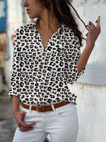 Long Sleeve Women Blouses 2022 Plus Size Turn-down Collar Blouse Shirt Casual Tops Elegant Work Wear Chiffon Shirts 5XL