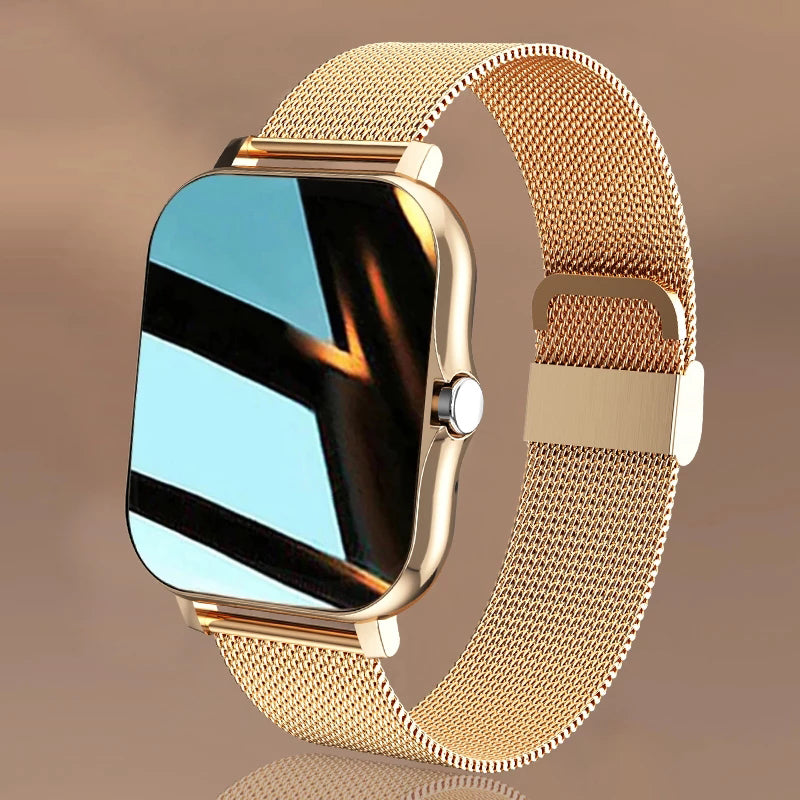 2022 New Women Smart watch Men 1.69" Color Screen Full touch Fitness Tracker Bluetooth Call Smart Clock Ladies Smart Watch Women