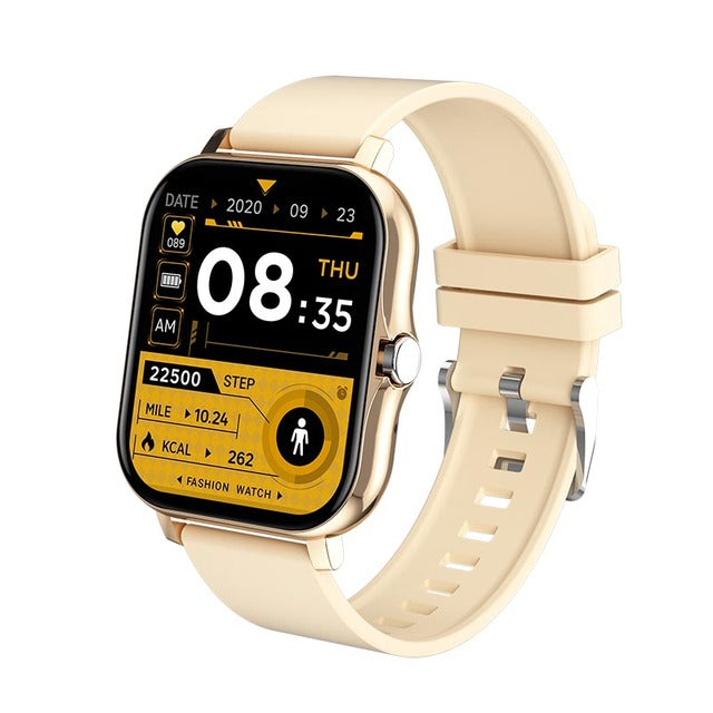 2022 New Women Smart watch Men 1.69" Color Screen Full touch Fitness Tracker Bluetooth Call Smart Clock Ladies Smart Watch Women
