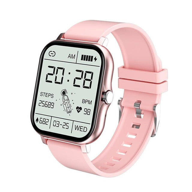 2022 New Women Smart watch Men 1.69" Color Screen Full touch Fitness Tracker Bluetooth Call Smart Clock Ladies Smart Watch Women
