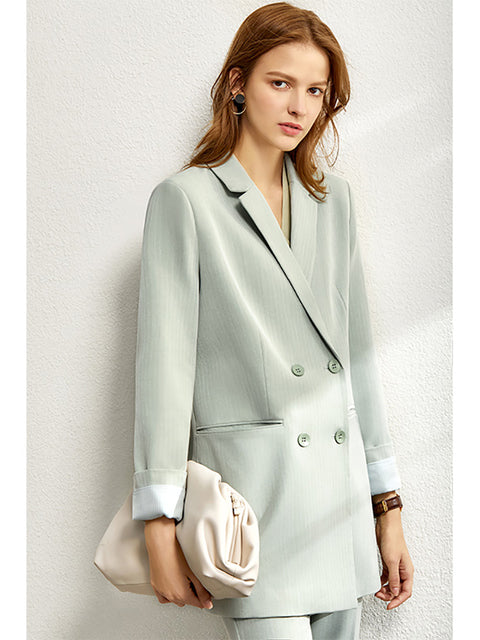 Amii Minimalism Spring Female Offical Lady Blazer Women,Lace Vneck Tanks,High Waist Women's pants Female Shorts 12060909