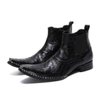 italian military dress boots steel pointed toe high heels western styles brown double buckle strap cowboy boots shoes man