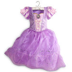 Disney Princess Party Dress up for Girls Halloween Frozen Elsa Jasmine Rapunzel Costume Kids Encanto Robe Clothing Birthday Gift