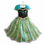 Disney Princess Party Dress up for Girls Halloween Frozen Elsa Jasmine Rapunzel Costume Kids Encanto Robe Clothing Birthday Gift