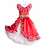 Disney Princess Party Dress up for Girls Halloween Frozen Elsa Jasmine Rapunzel Costume Kids Encanto Robe Clothing Birthday Gift