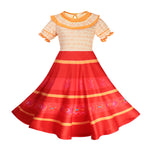 Disney Princess Party Dress up for Girls Halloween Frozen Elsa Jasmine Rapunzel Costume Kids Encanto Robe Clothing Birthday Gift