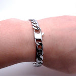 8mm 18'' - 36'' inches Customize Length Mens High Quality Stainless Steel Necklace Curb Cuban Link Chain Fashion Jewerly