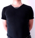 High Quality 8 mm 18'' - 36'' Inches Men  Customize Length Chain Stainless Steel Necklace Figaro Chain Fashion Jewerly