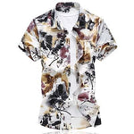 LONMMY plus size6XL 2018 Summer Men shirt dress camisa social masculina Brand clothing men shirts Slim fit Short sleeves blouses