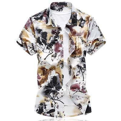 LONMMY plus size6XL 2018 Summer Men shirt dress camisa social masculina Brand clothing men shirts Slim fit Short sleeves blouses