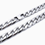 10mm 18'' - 36'' inches Customize Length Mens High Quality Stainless Steel Necklace Curb Cuban Link Chain Fashion Punk Jewerly