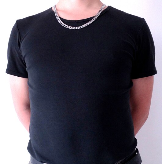 10mm 18'' - 36'' inches Customize Length Mens High Quality Stainless Steel Necklace Curb Cuban Link Chain Fashion Punk Jewerly