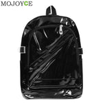 Fashion Hologram Laser Transparent Backpack Waterproof PVC Clear Plastic Daily Backpack Mini Teenager Girls notebook School Bag