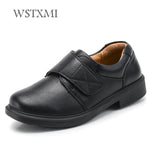 New Boys Genuine Leather Shoes for Children Casual Black Wedding Dress Oxford School Student Shoes Kids Moccasins Uniform Shoes