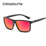 COOYOUNG Polaroid Sunglasses Unisex Square Vintage Sun Glasses Famous Brand Sun Glases Polarized Sunglasses
