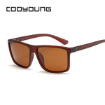 COOYOUNG Polaroid Sunglasses Unisex Square Vintage Sun Glasses Famous Brand Sun Glases Polarized Sunglasses