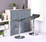 New 2pcs/set Synthetic Leather Adjustable Swivel Bar Stools Chairs Pneumatic Heavy-duty Counter Pub BarStool HWC