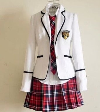Students long-sleeved school uniforms Japan and South Korea JK uniforms junior high school boys and girls students suit