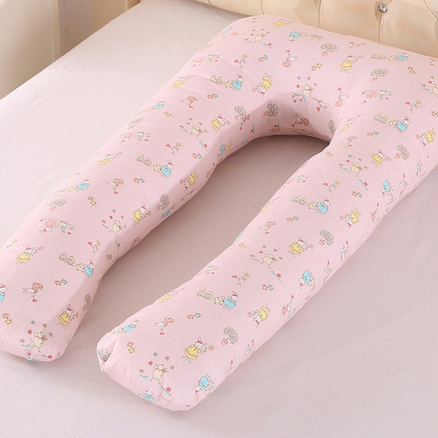 Pregnancy Pillow Bedding Full Body Pillow for Pregnant Women Comfortable U-Shape Cushion Long Side Sleeping Maternity Pillows