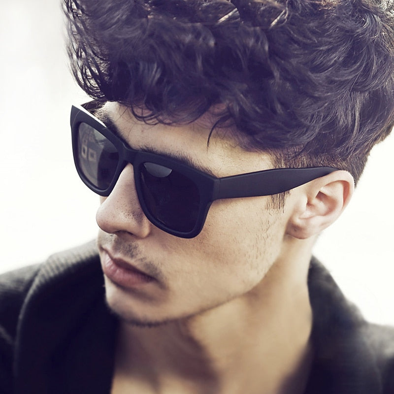 High Quality Square Sunglasses Men 2019 Classic Vintage Mirror Sunglass Male Sun Glases For Men lentes Gafas Oculos De Sol UV400