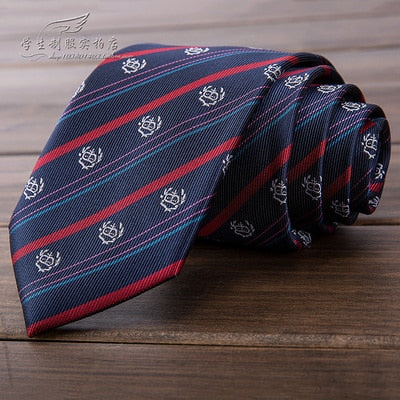 Music Note Embroidery Pinao Keyboard British Japanese School Girls & Boys JK Uniform Neck Tie Students Necktie Cosplay Colors