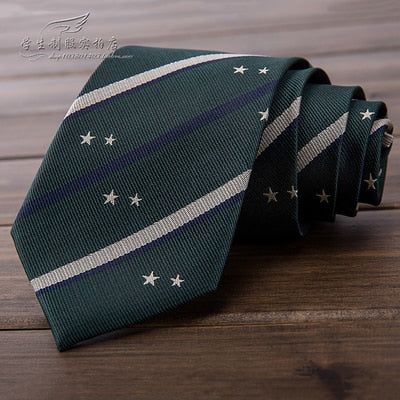 Music Note Embroidery Pinao Keyboard British Japanese School Girls & Boys JK Uniform Neck Tie Students Necktie Cosplay Colors