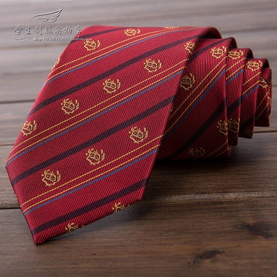 Music Note Embroidery Pinao Keyboard British Japanese School Girls & Boys JK Uniform Neck Tie Students Necktie Cosplay Colors