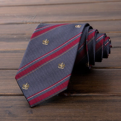 Music Note Embroidery Pinao Keyboard British Japanese School Girls & Boys JK Uniform Neck Tie Students Necktie Cosplay Colors