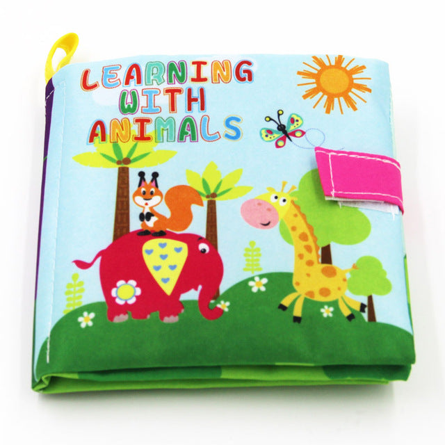 soft cloth book educational for Children Newborns Kids Learning toddlers Toys Infant sensory Books rustle Baby Books 0 12 months