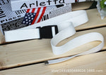 Men Women Unisex Plain Webbing Cotton Canvas Metal Buckle Belt High Quality Belts Male Luxury Casual Straps Ceintures