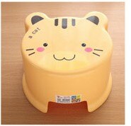 cartoon animal patern children stool  kid  seater portable fishing stool living room furniture children  ottoman  bathroom stool