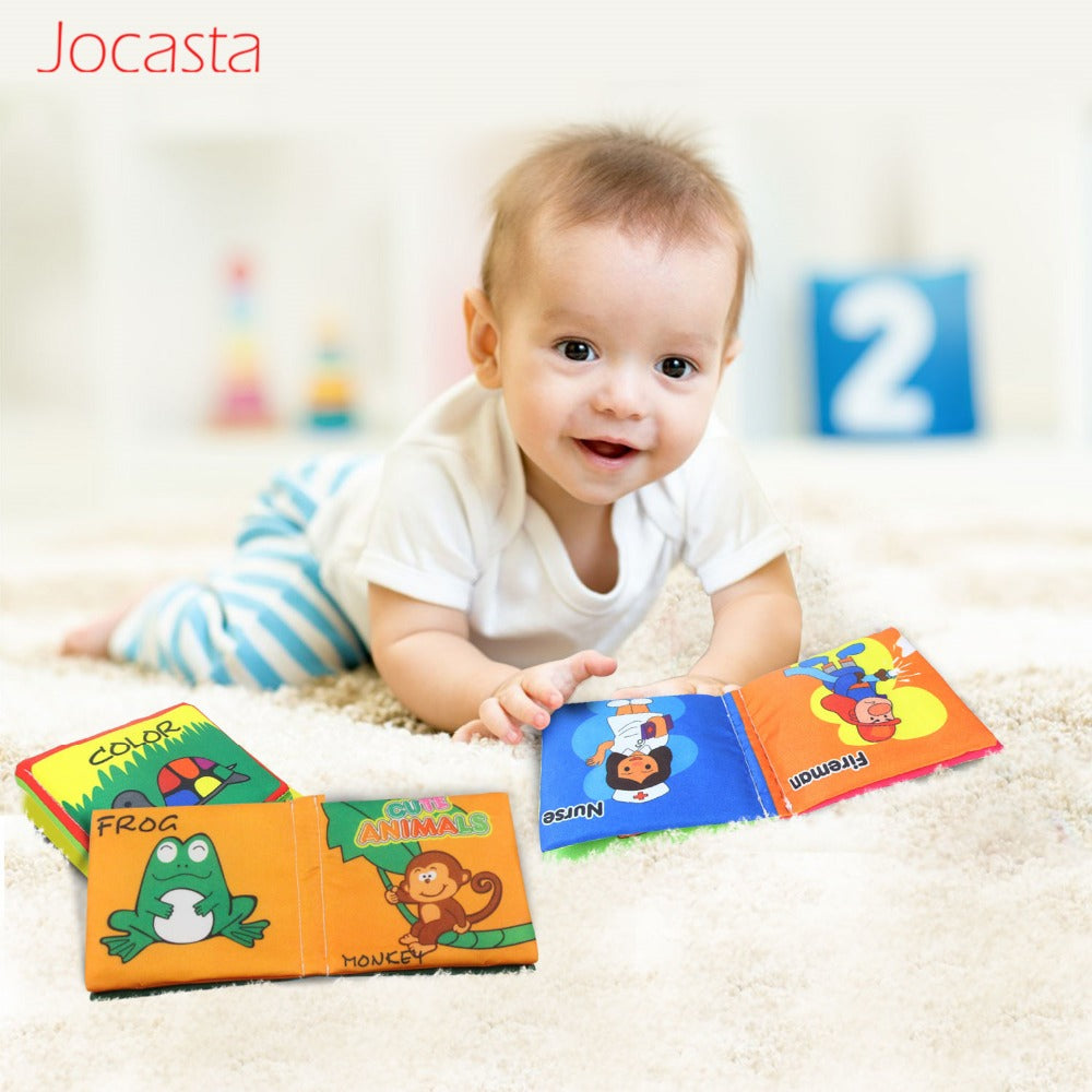 12 Styles Soft Cloth Books Rustle Sound Infant Educational Early Stroller Rattle Toy Kids Newborn Crib Bed Cognition Baby Toys
