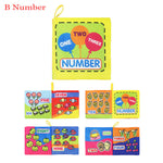 12 Styles Soft Cloth Books Rustle Sound Infant Educational Early Stroller Rattle Toy Kids Newborn Crib Bed Cognition Baby Toys