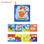 12 Styles Soft Cloth Books Rustle Sound Infant Educational Early Stroller Rattle Toy Kids Newborn Crib Bed Cognition Baby Toys