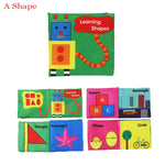 12 Styles Soft Cloth Books Rustle Sound Infant Educational Early Stroller Rattle Toy Kids Newborn Crib Bed Cognition Baby Toys